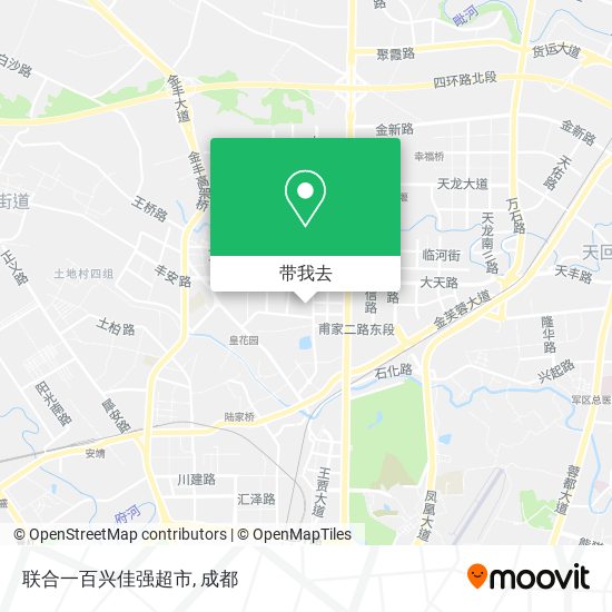 联合一百兴佳强超市地图