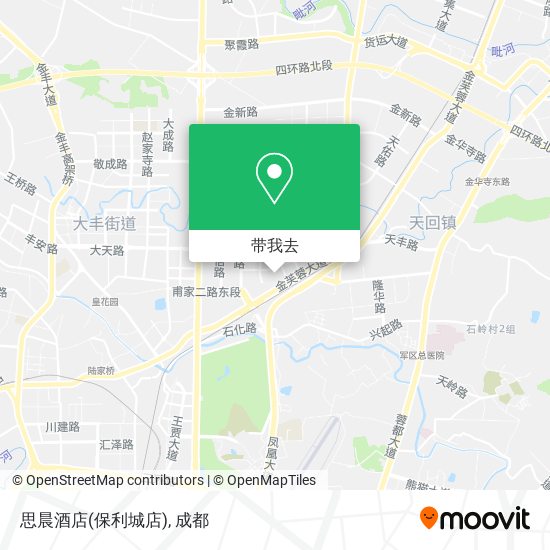思晨酒店(保利城店)地图