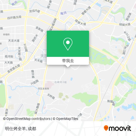 明仕烤全羊地图