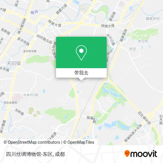 四川丝绸博物馆-东区地图