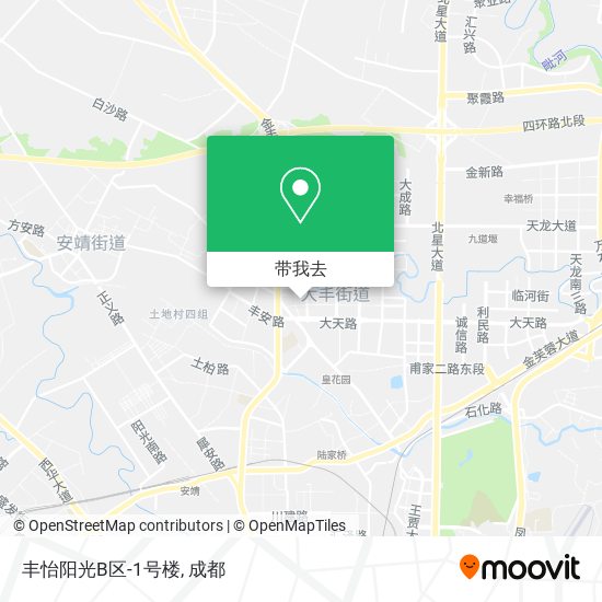 丰怡阳光B区-1号楼地图
