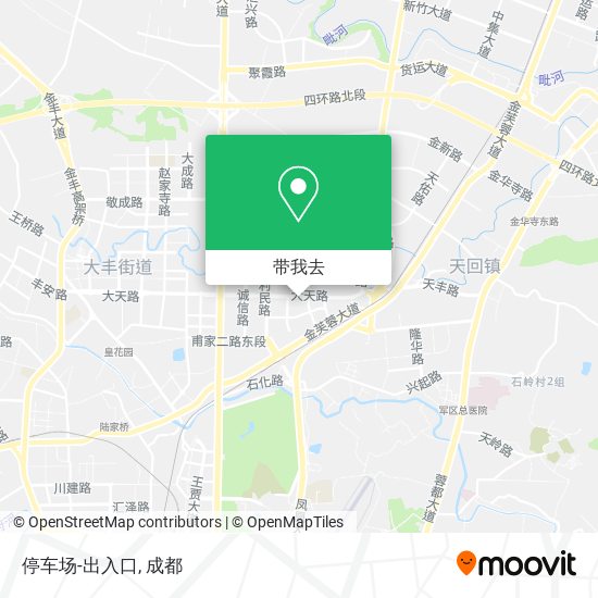 停车场-出入口地图