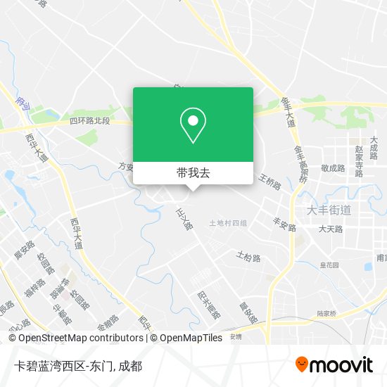 卡碧蓝湾西区-东门地图