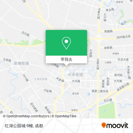 红湖公园城-9幢地图