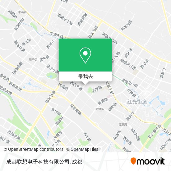 成都联想电子科技有限公司地图