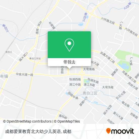 成都爱莱教育北大幼少儿英语地图