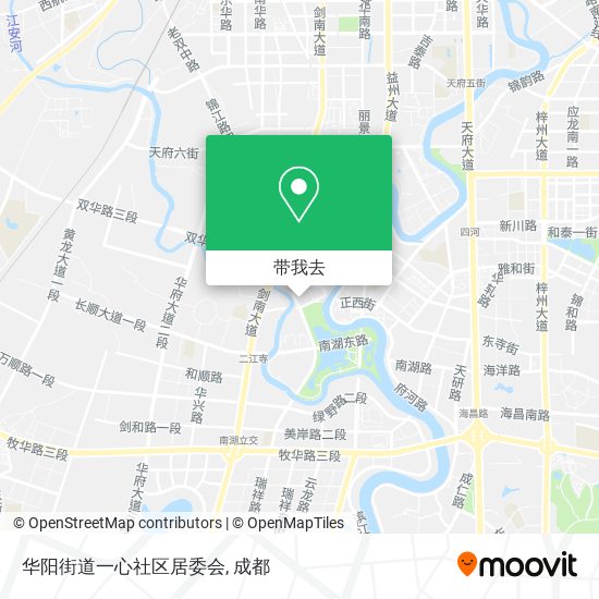 华阳街道一心社区居委会地图