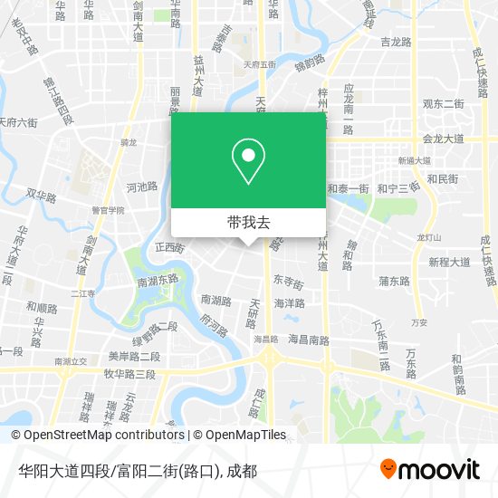 华阳大道四段/富阳二街(路口)地图