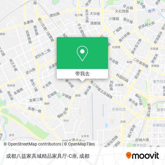 成都八益家具城精品家具厅-C座地图