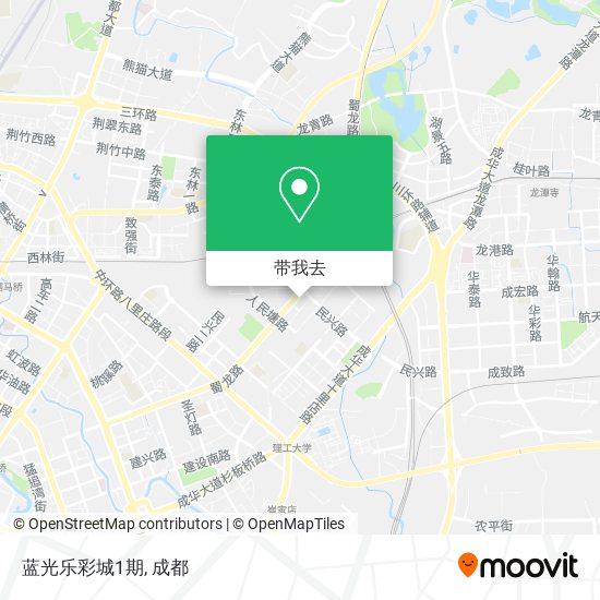 蓝光乐彩城1期地图