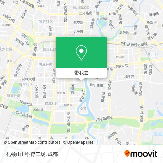 礼顿山1号-停车场地图