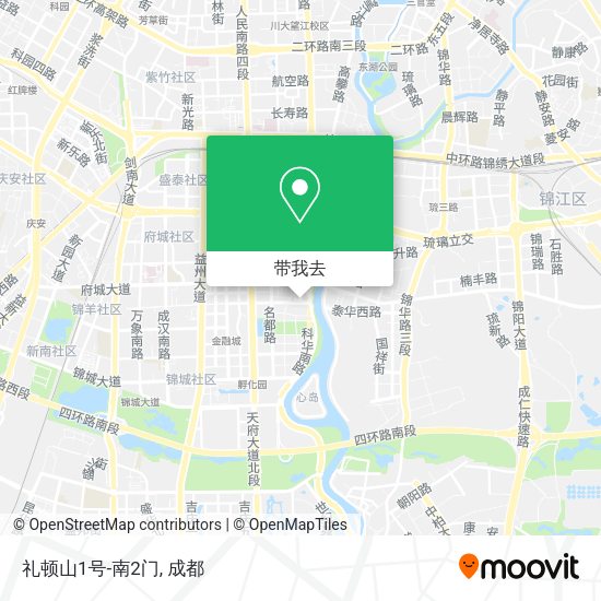礼顿山1号-南2门地图