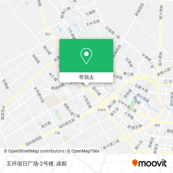 五环假日广场-2号楼地图
