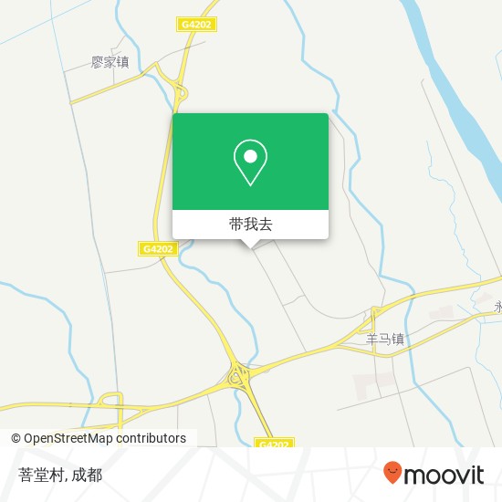 菩堂村地图