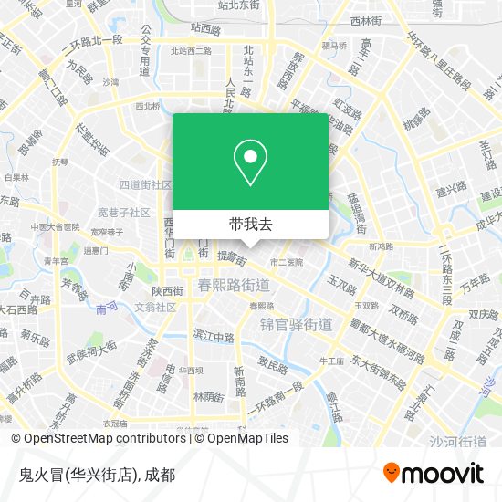 鬼火冒(华兴街店)地图