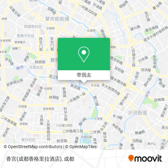 香宫(成都香格里拉酒店)地图