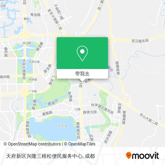 天府新区兴隆三根松便民服务中心地图