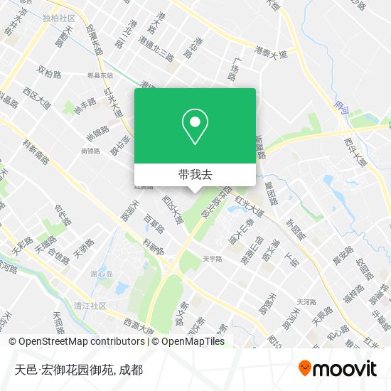 天邑·宏御花园御苑地图