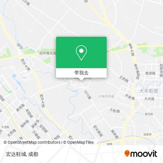 宏达鞋城地图
