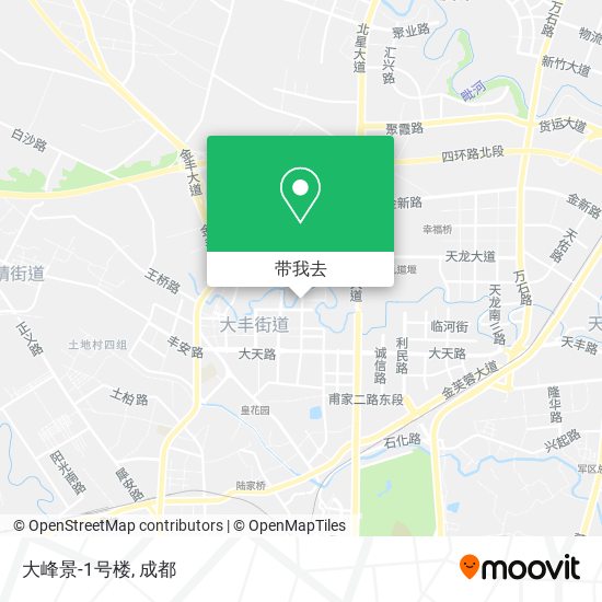 大峰景-1号楼地图