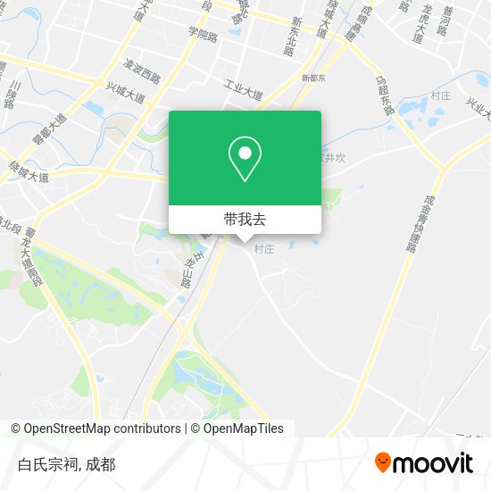 白氏宗祠地图