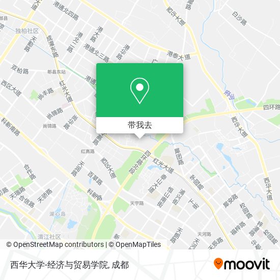 西华大学-经济与贸易学院地图