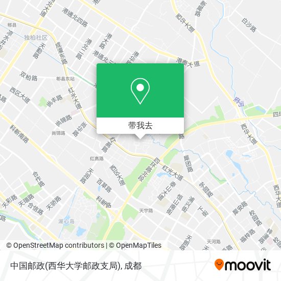 中国邮政(西华大学邮政支局)地图