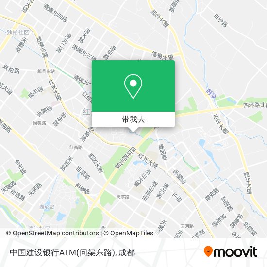 中国建设银行ATM(问渠东路)地图