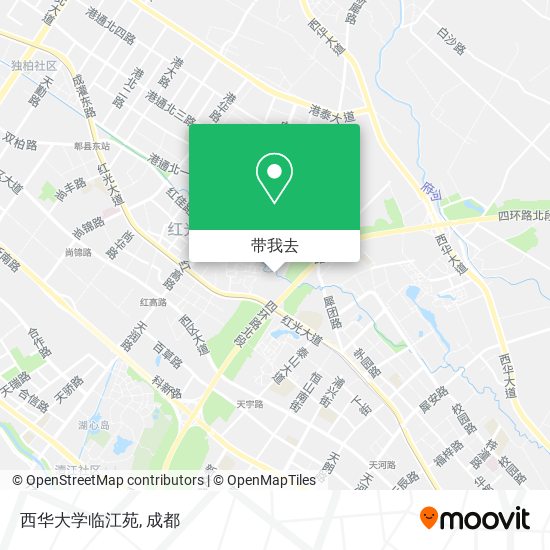 西华大学临江苑地图