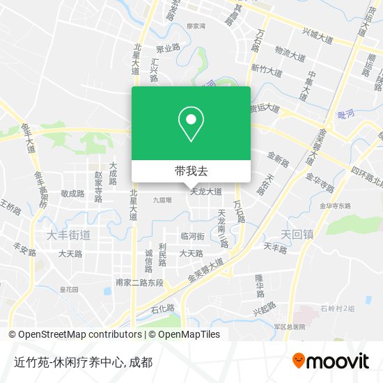 近竹苑-休闲疗养中心地图