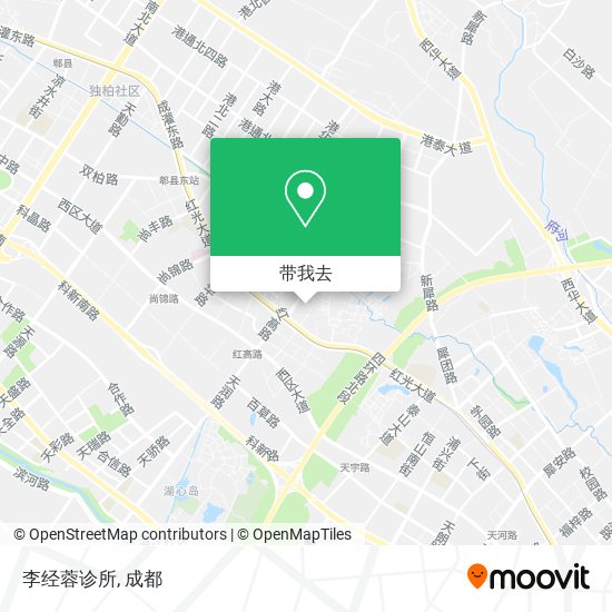 李经蓉诊所地图