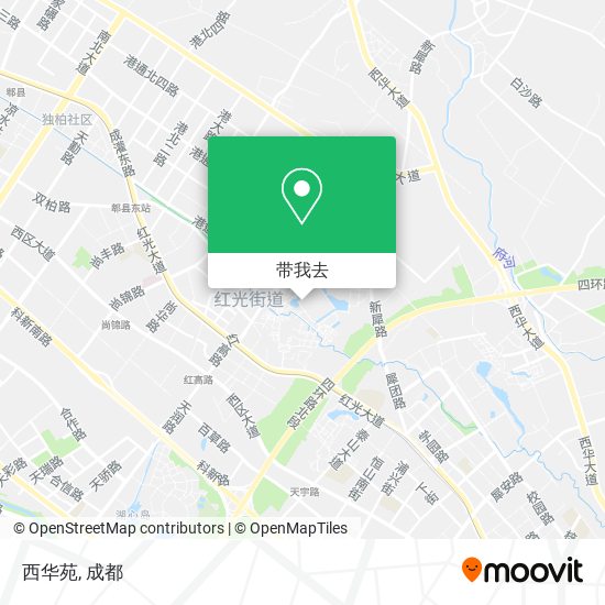 西华苑地图