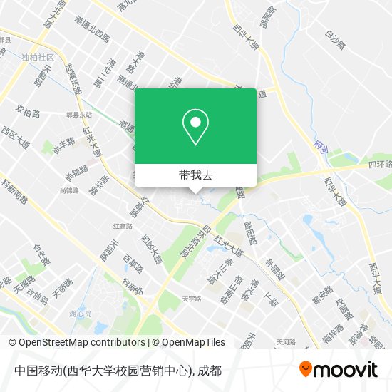 中国移动(西华大学校园营销中心)地图