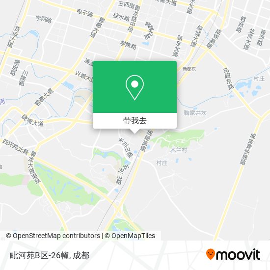 毗河苑B区-26幢地图