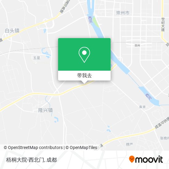 梧桐大院-西北门地图