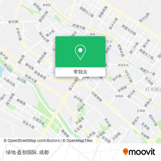绿地·盈创国际地图
