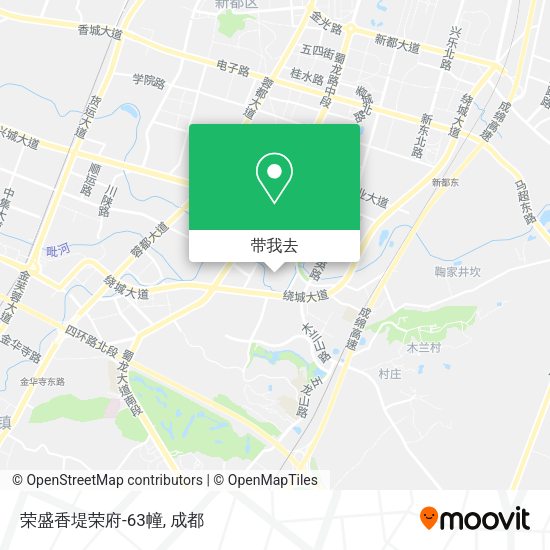荣盛香堤荣府-63幢地图