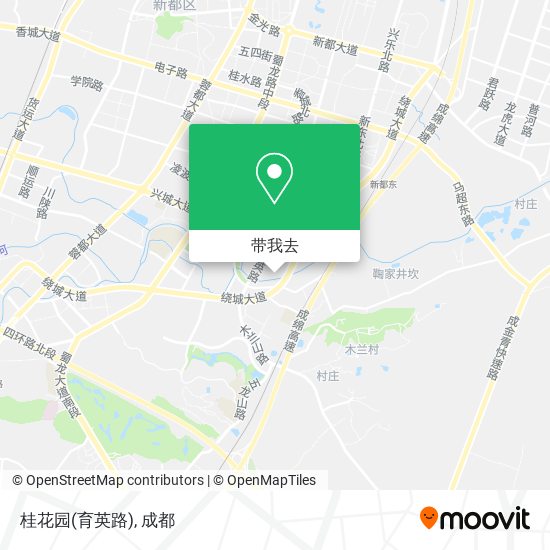 桂花园(育英路)地图