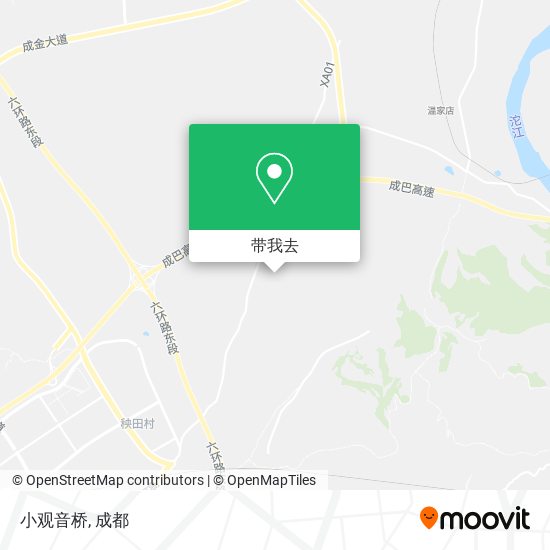 小观音桥地图