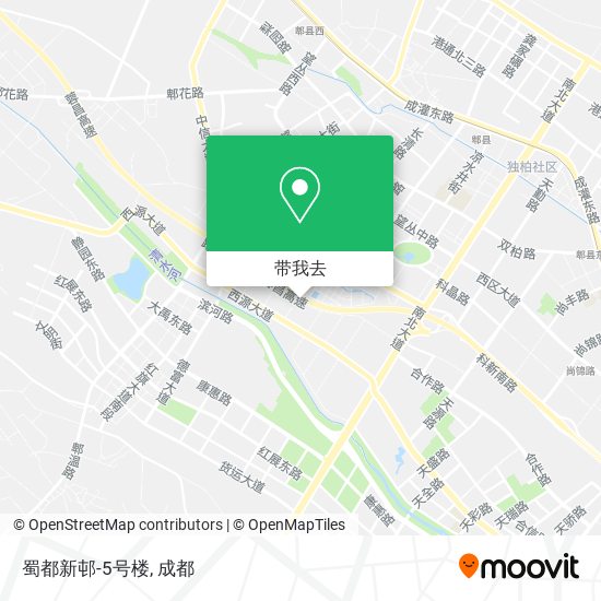 蜀都新邨-5号楼地图