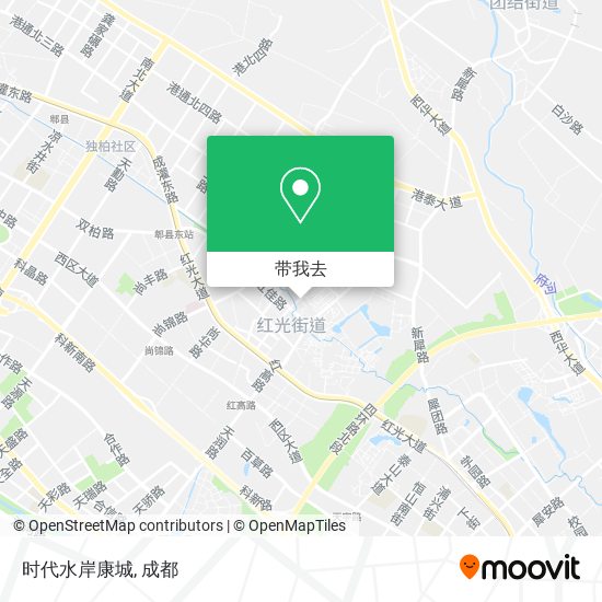 时代水岸康城地图