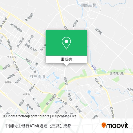 中国民生银行ATM(港通北三路)地图