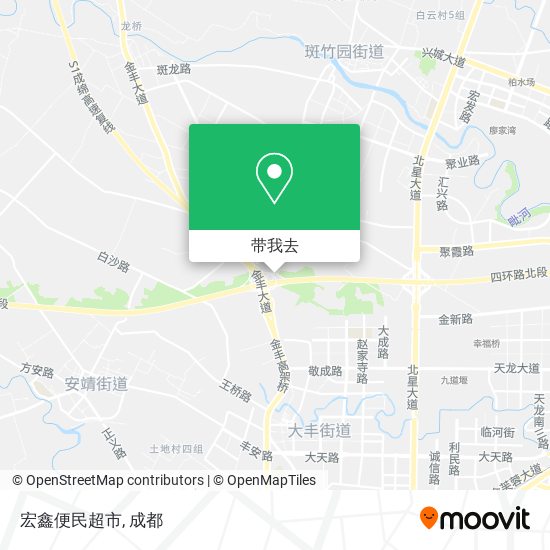 宏鑫便民超市地图