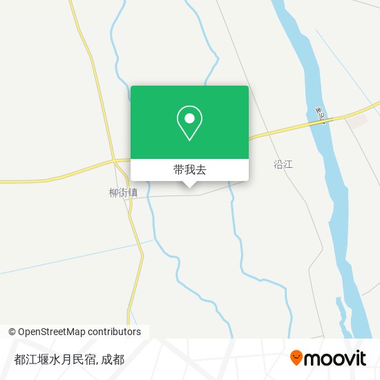 都江堰水月民宿地图