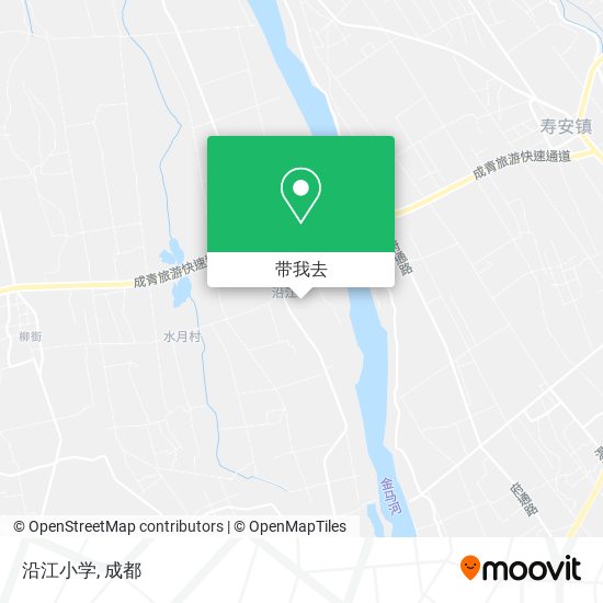 沿江小学地图