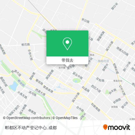 郫都区不动产登记中心地图