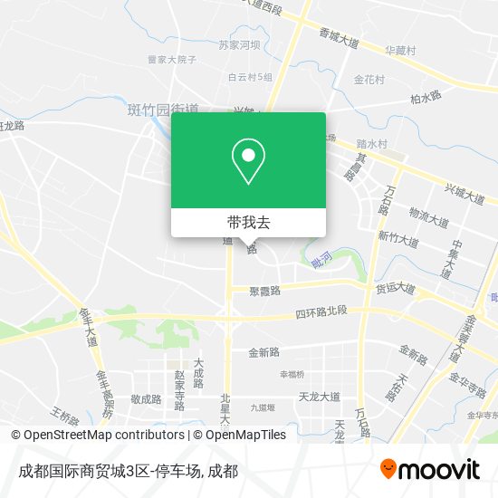 成都国际商贸城3区-停车场地图