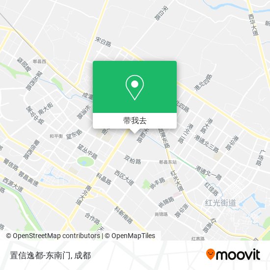 置信逸都-东南门地图