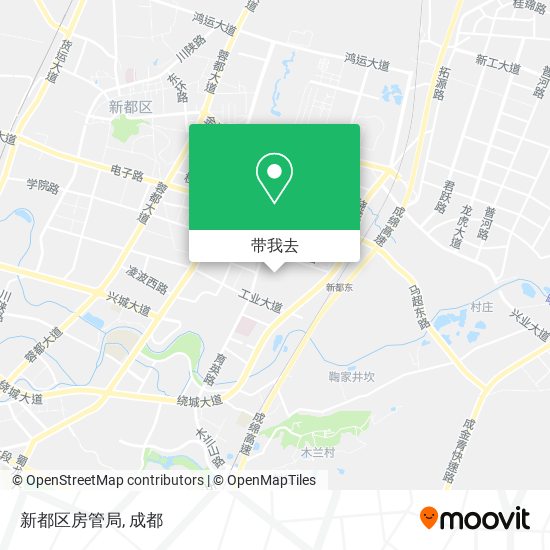 新都区房管局地图