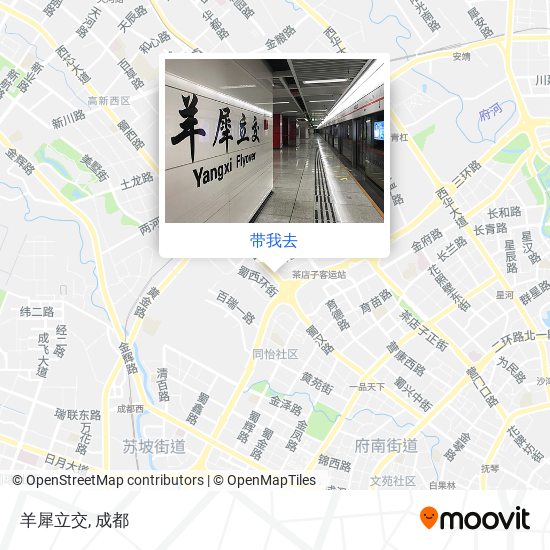 羊犀立交地图